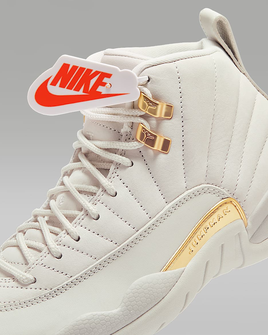 Jordan 12 womens white deals